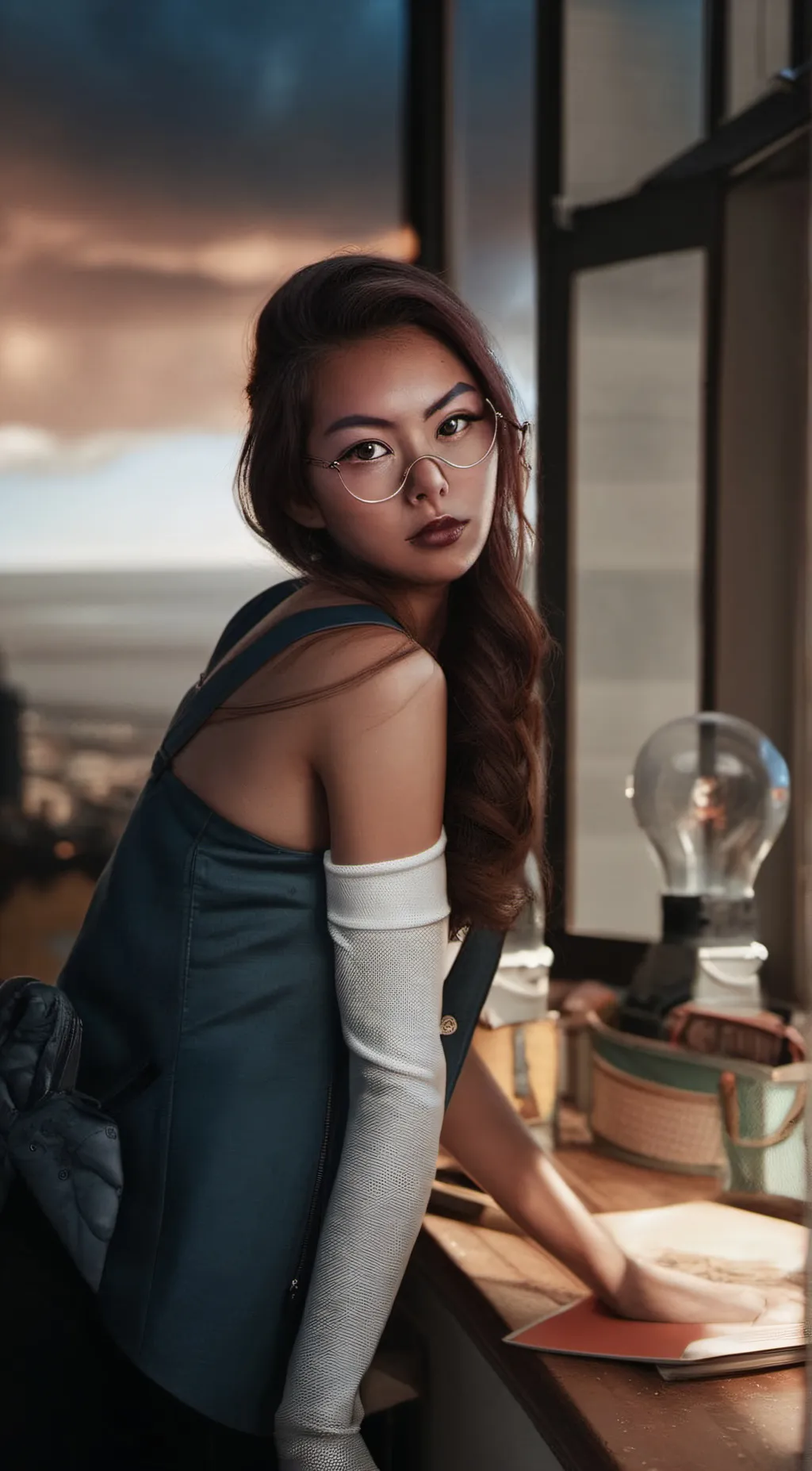 ai character: Kim background