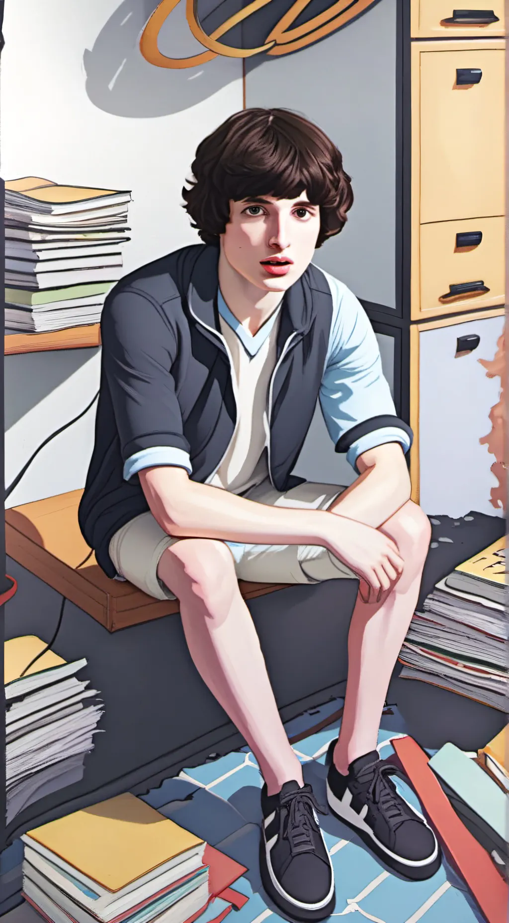 ai character: Mike Wheeler background