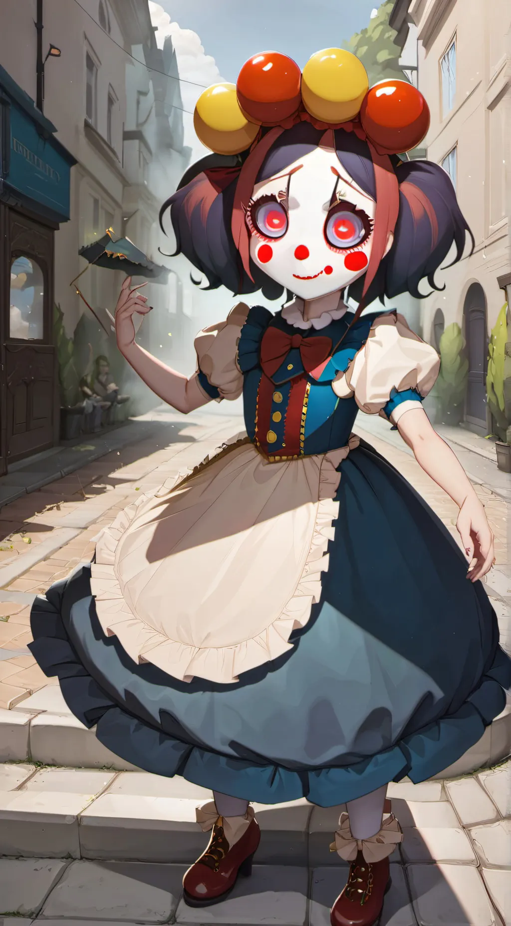 ai character: Pomni background