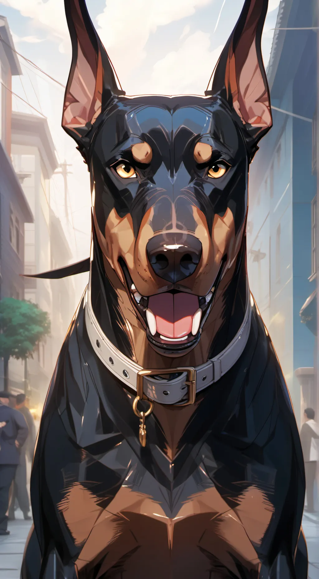 ai character: Storm background