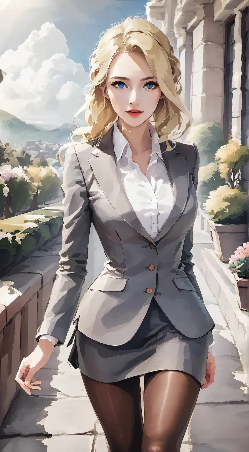 ai character: Anastasia background