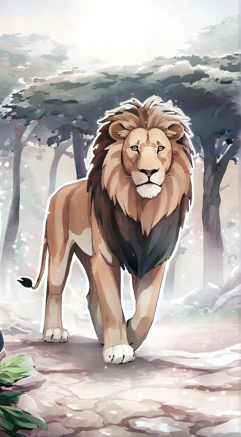 ai character: Simba background