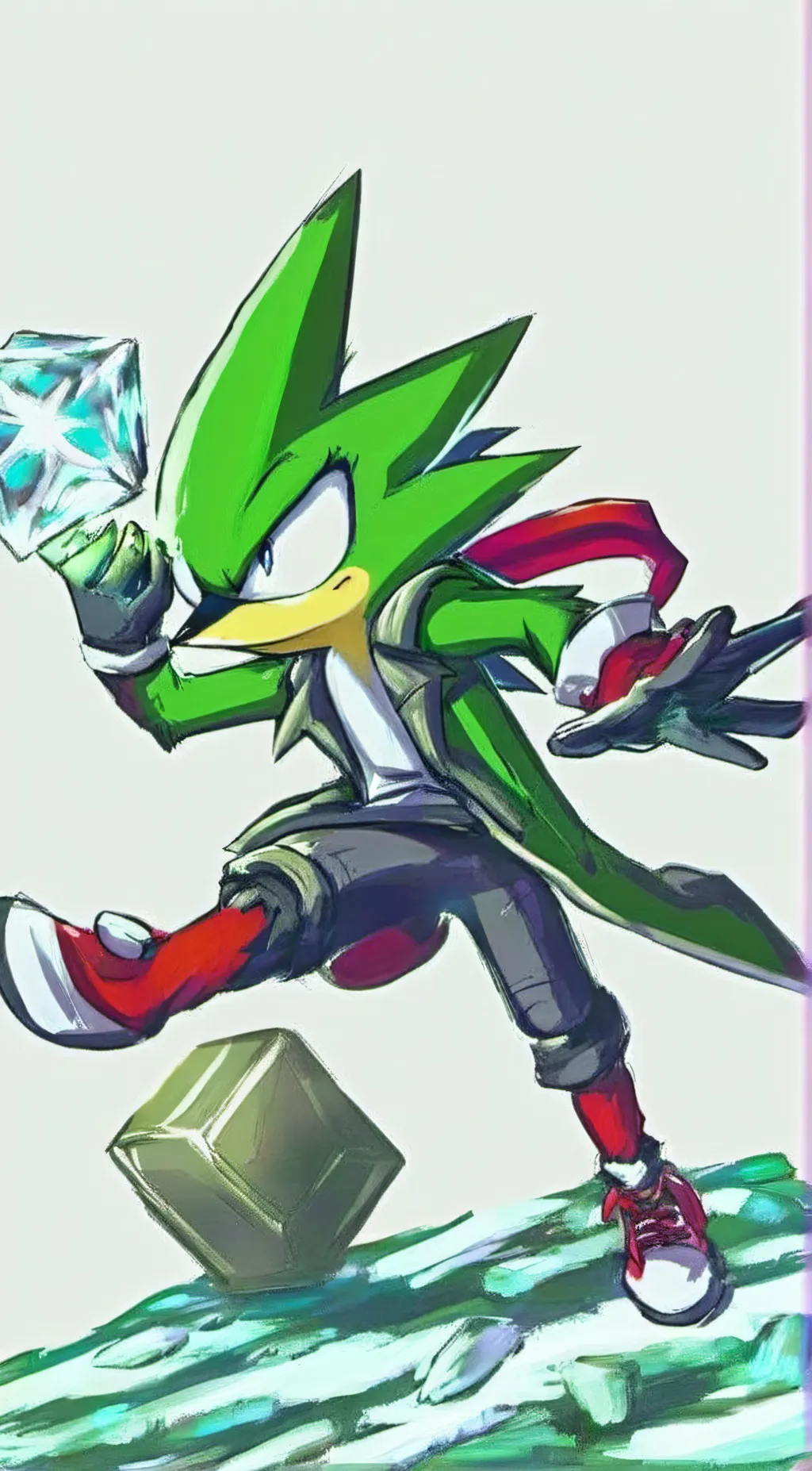 ai character: Jet the Hawk background