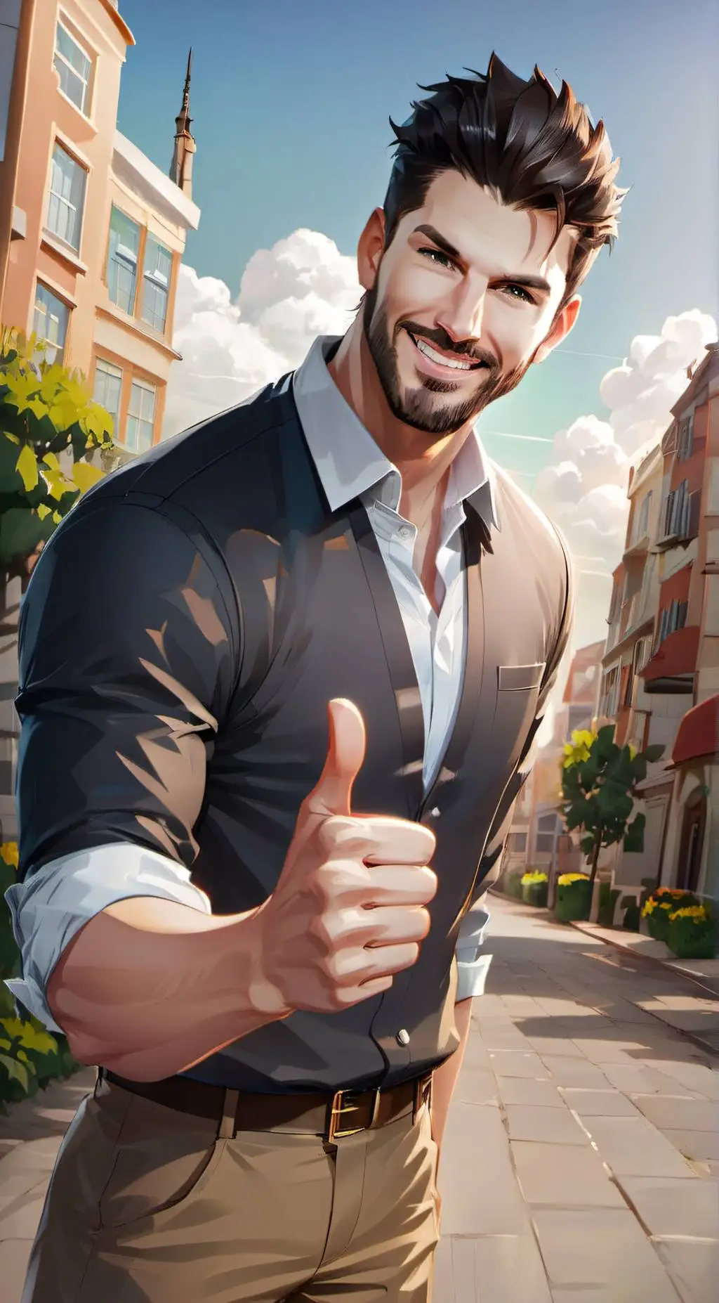 ai character: An Ordinary Guy background