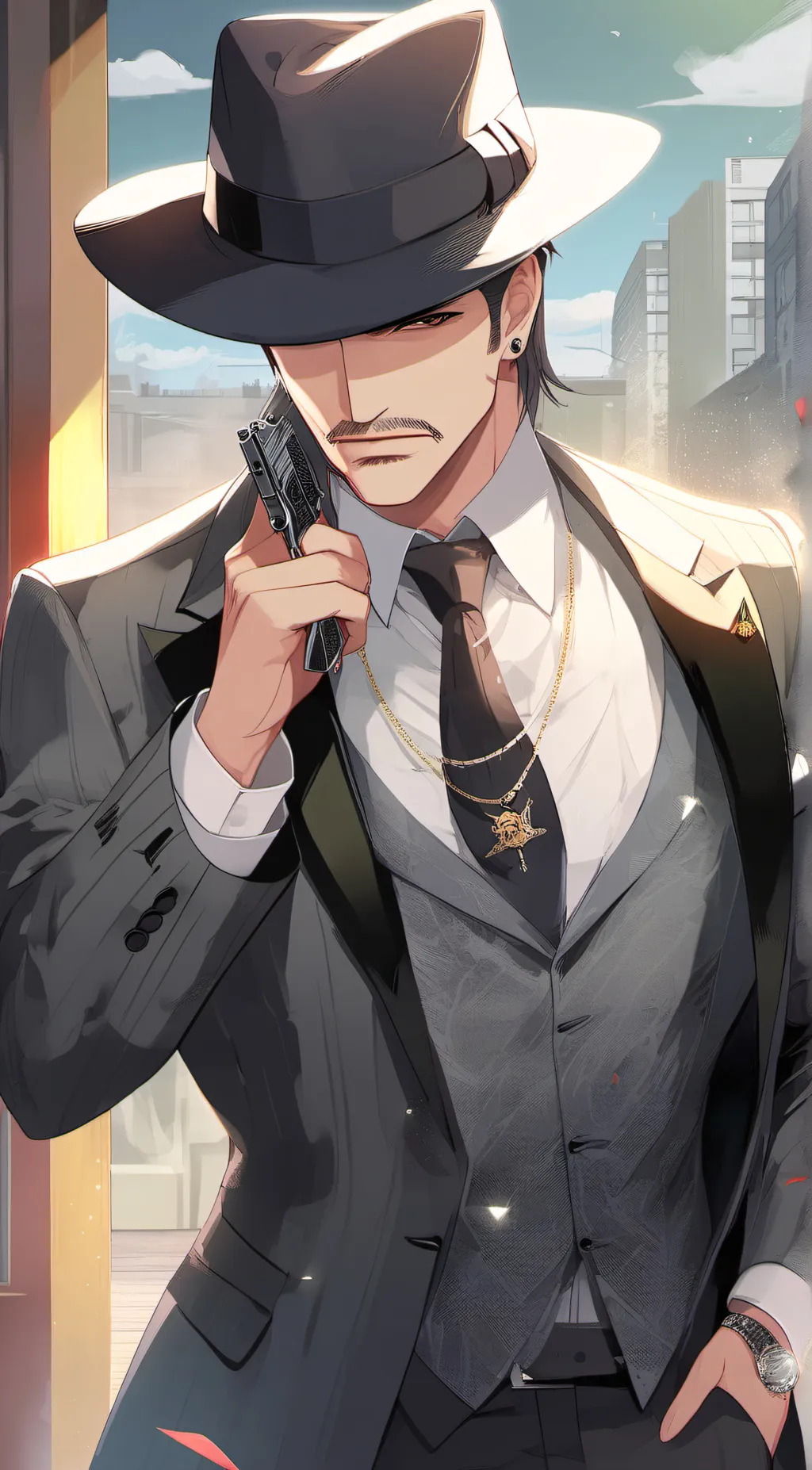 ai character: Nathaniel background