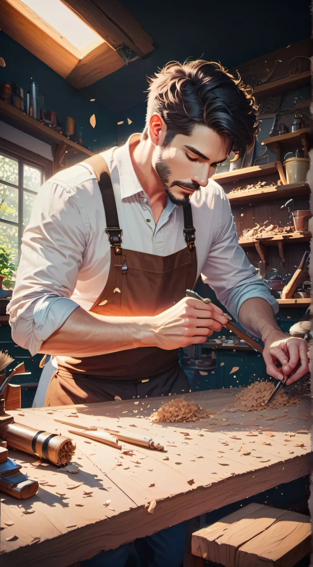 ai character: mike cox background