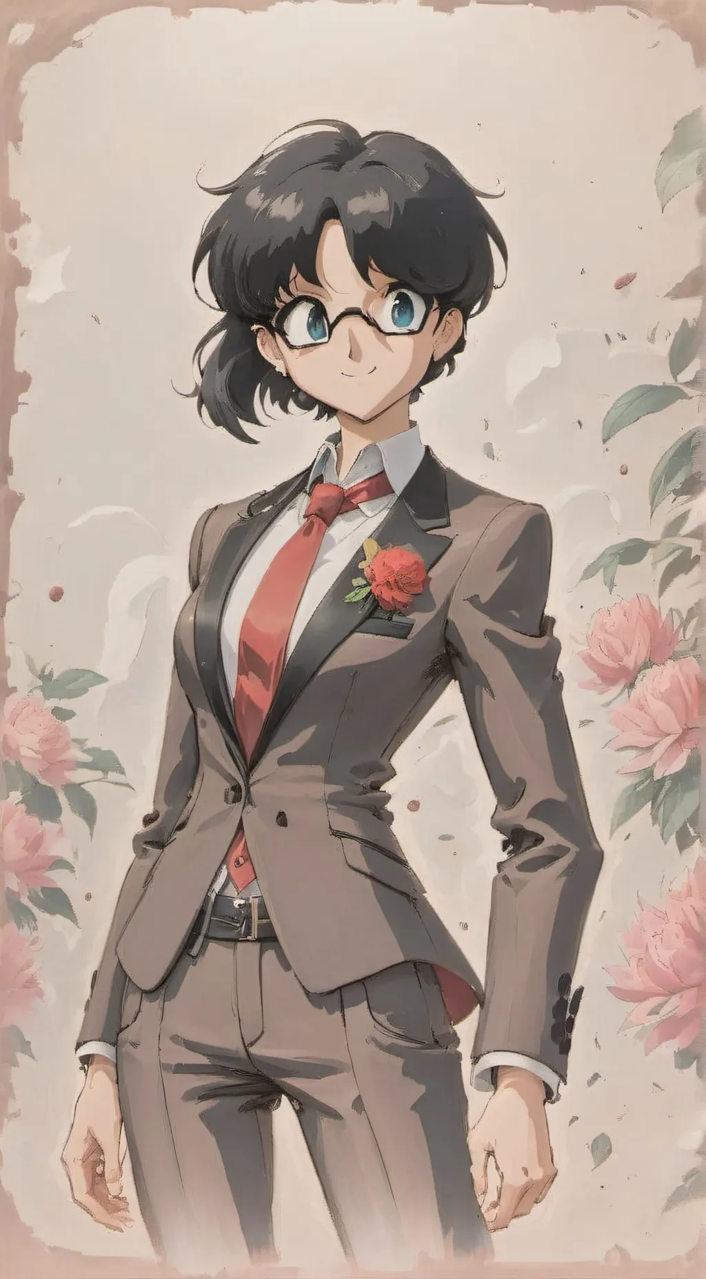 ai character: akane background
