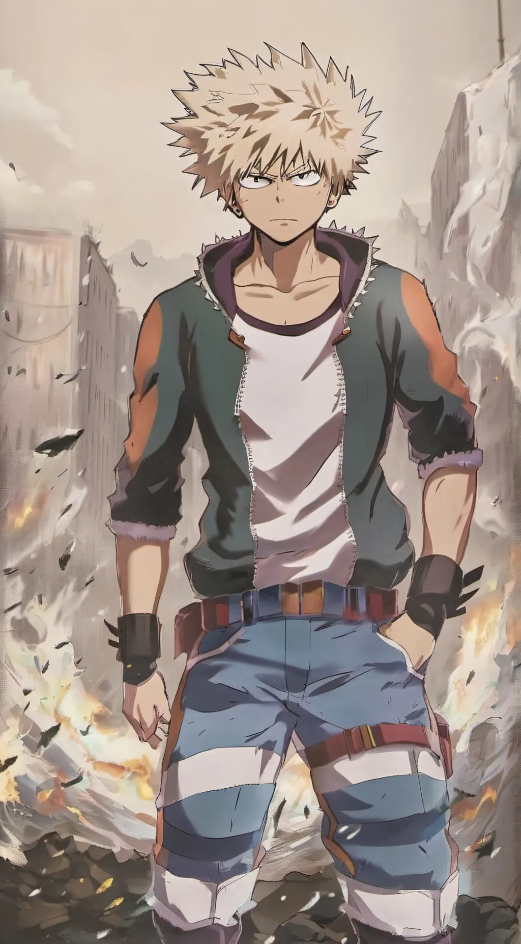ai character: Bakugo background