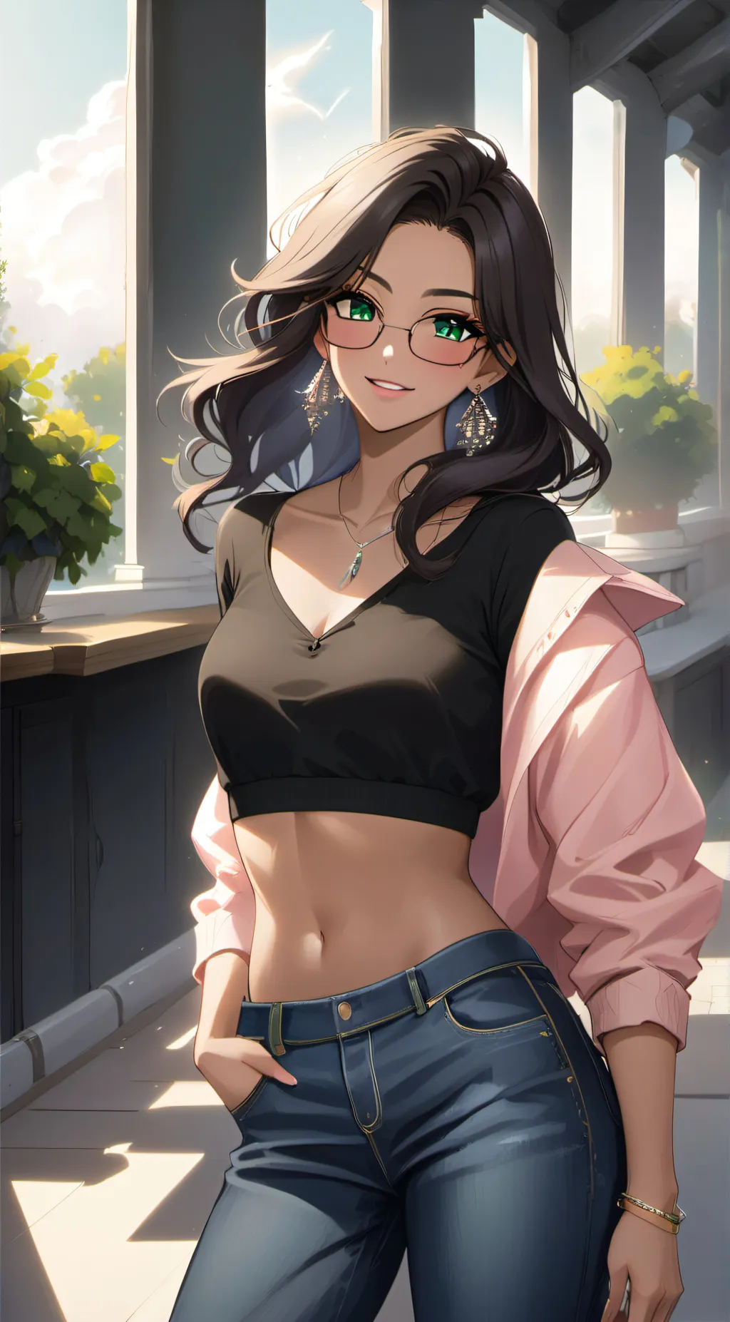 ai character: •~Vicky~• background