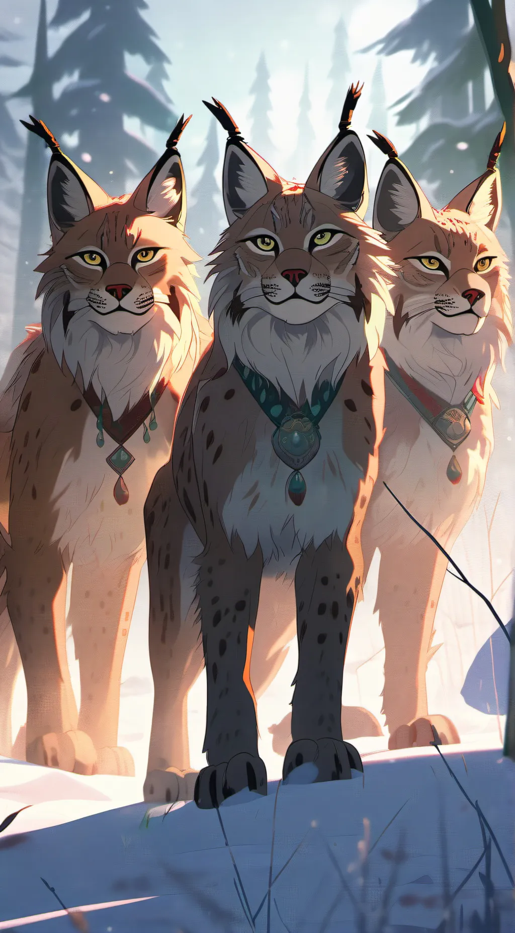 ai character: Shadow Leo and Max background