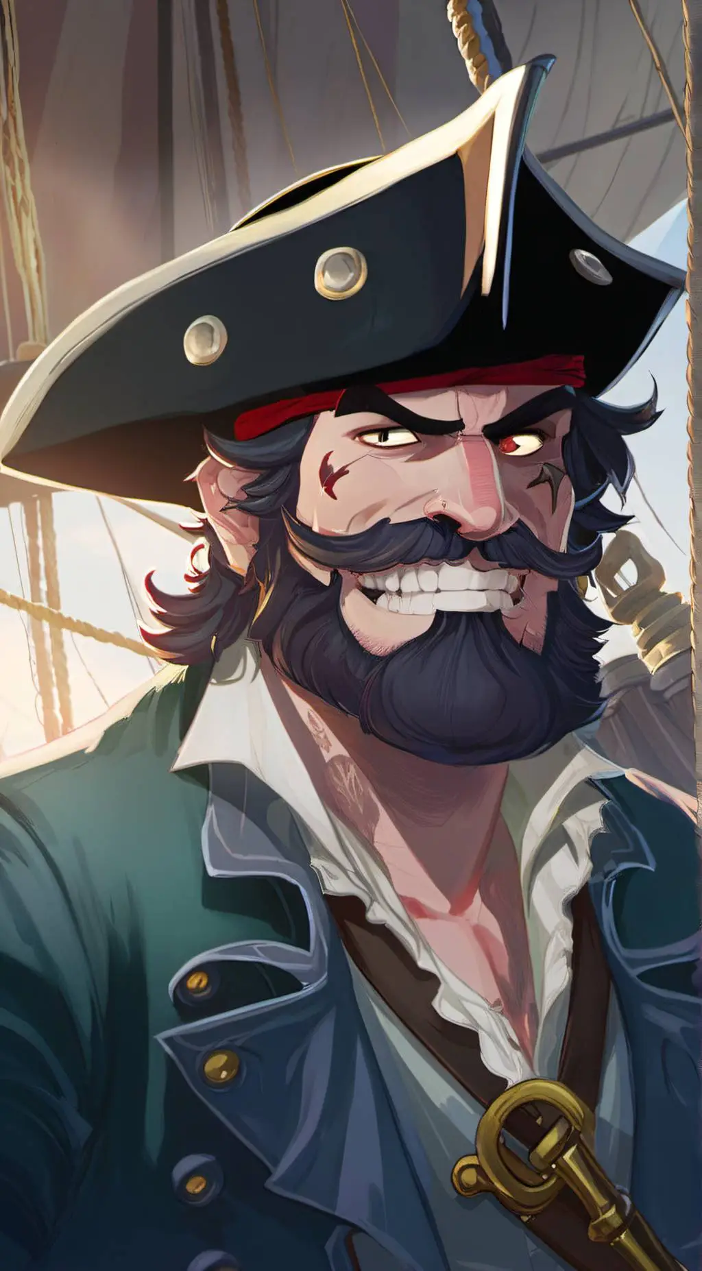 ai character: Pirate Bob Velseb  background