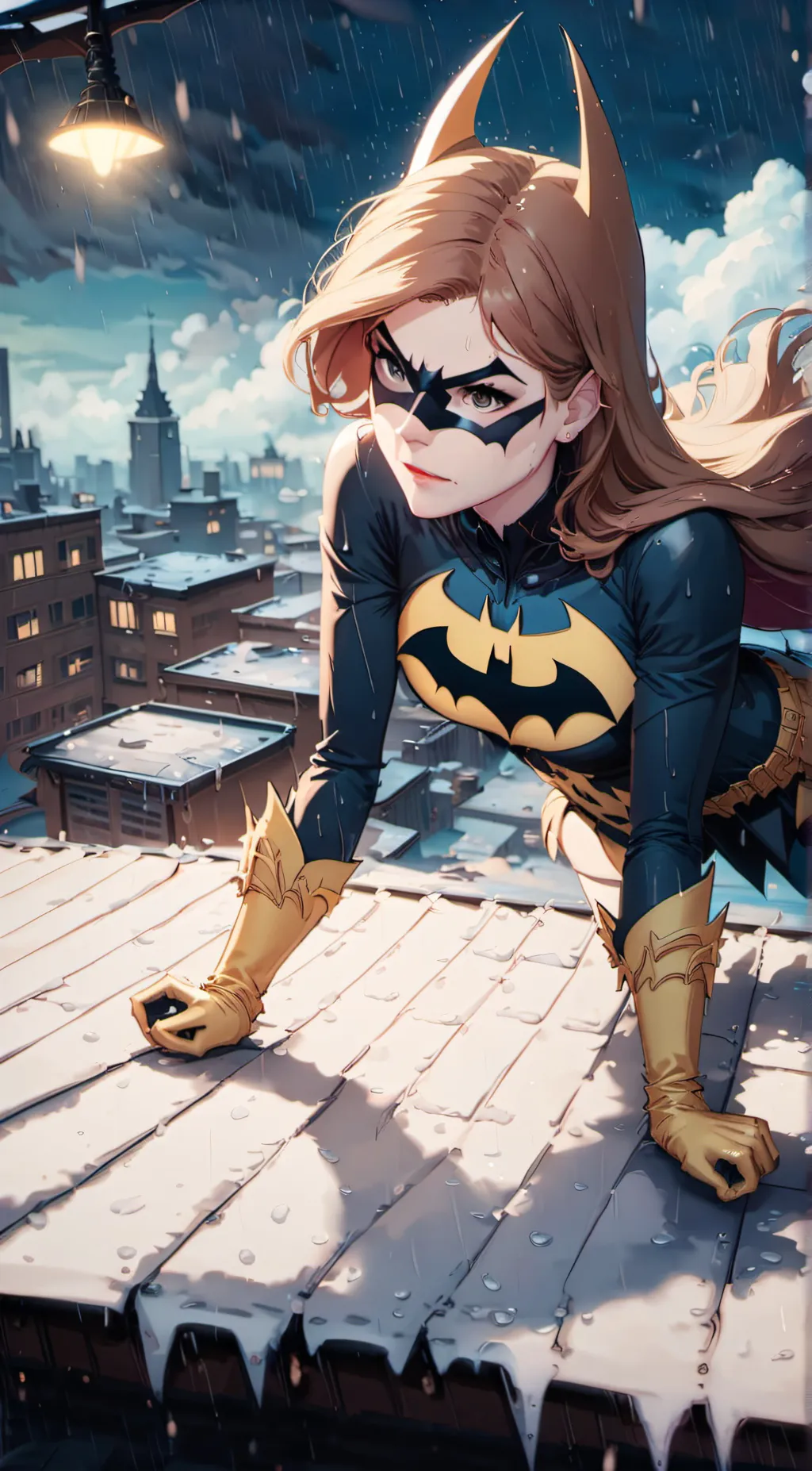 ai character: Batgirl background