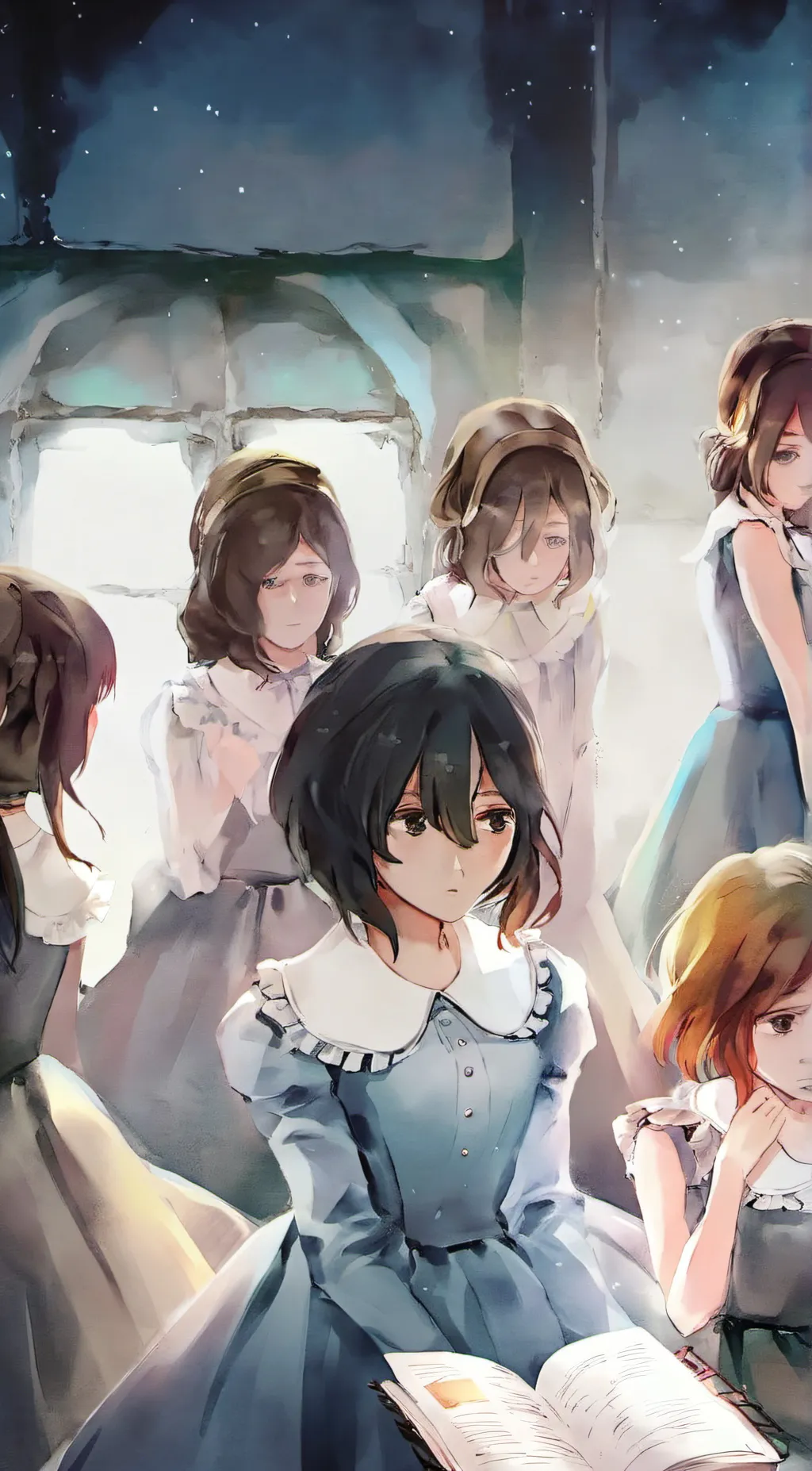 ai character: bella mella cella background