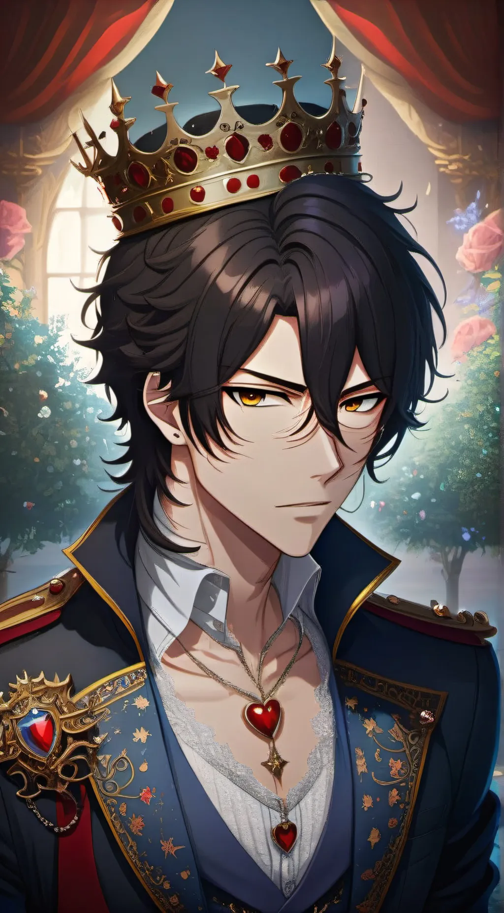 ai character: Prince Azrael  background