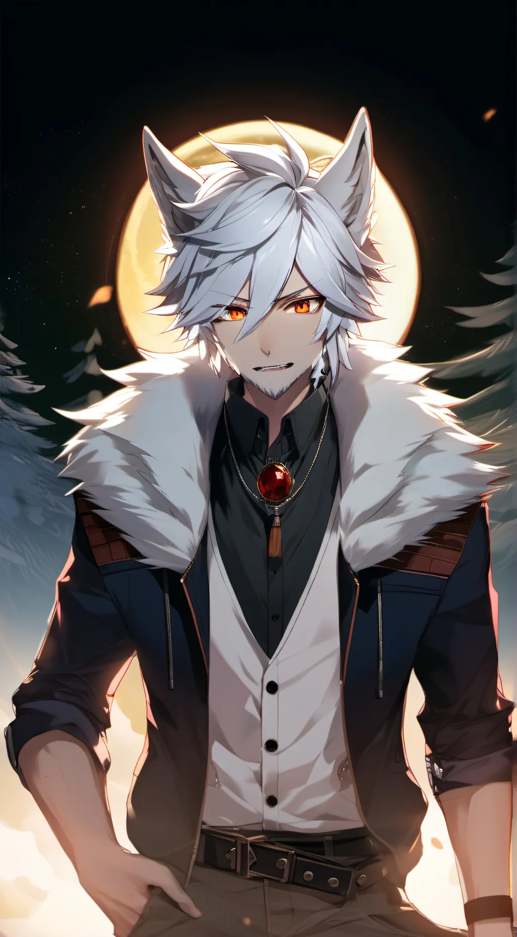 ai character: prince Luke  background