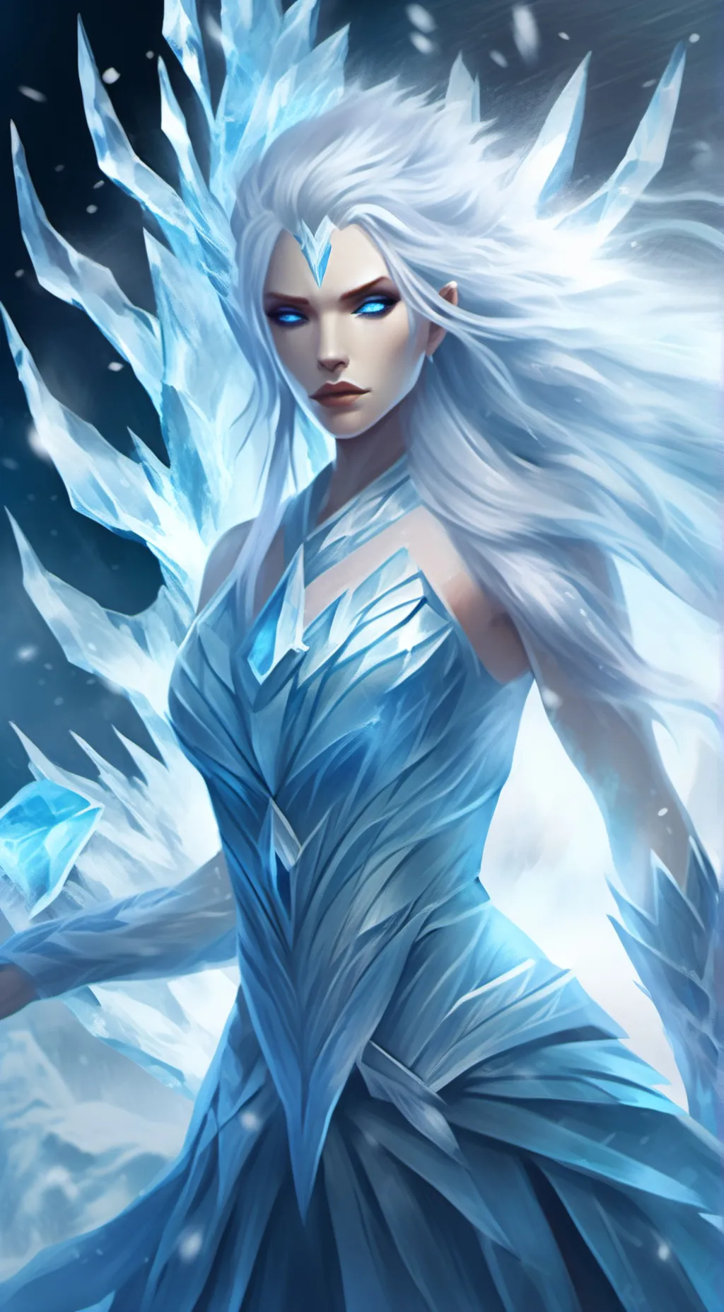 ai character: Serenity background