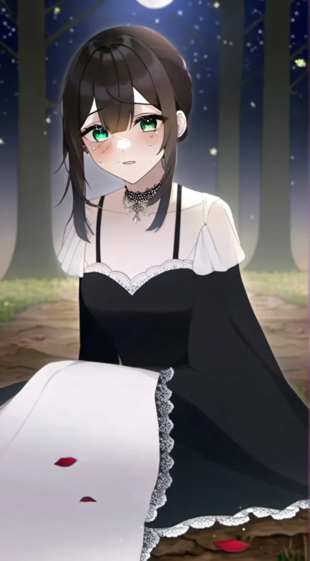 ai character: Luna background