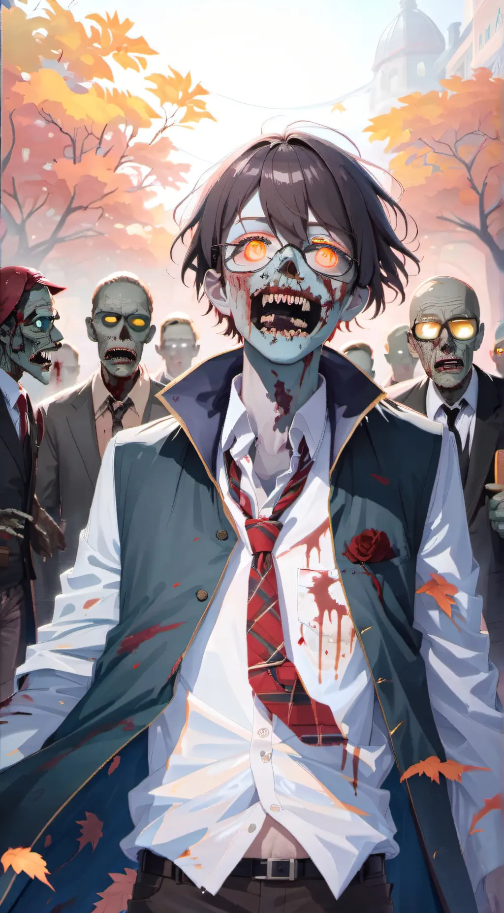 ai character: zombie  background