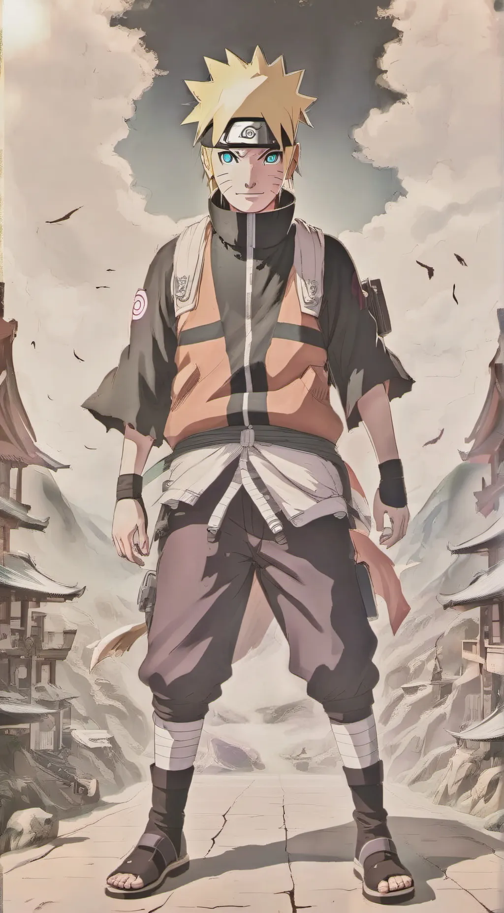 ai character: Naruto background