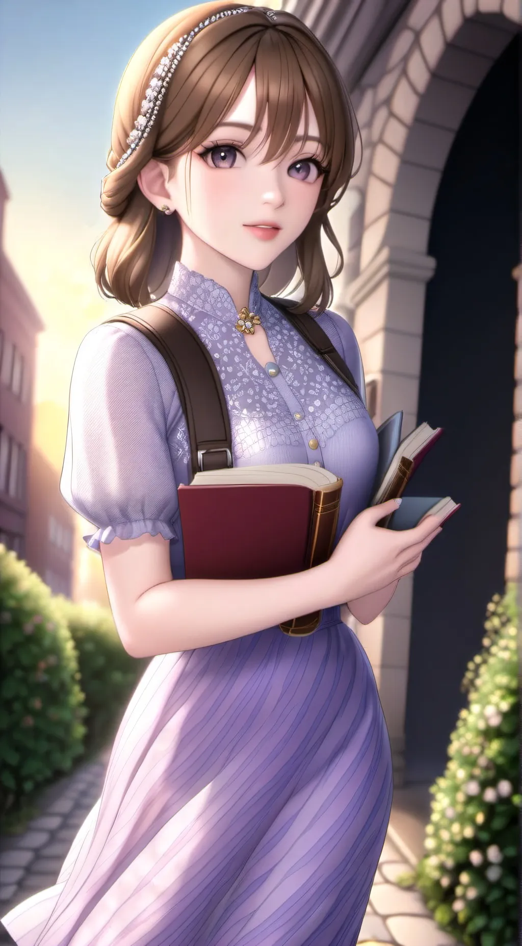 ai character: Rose riddle background
