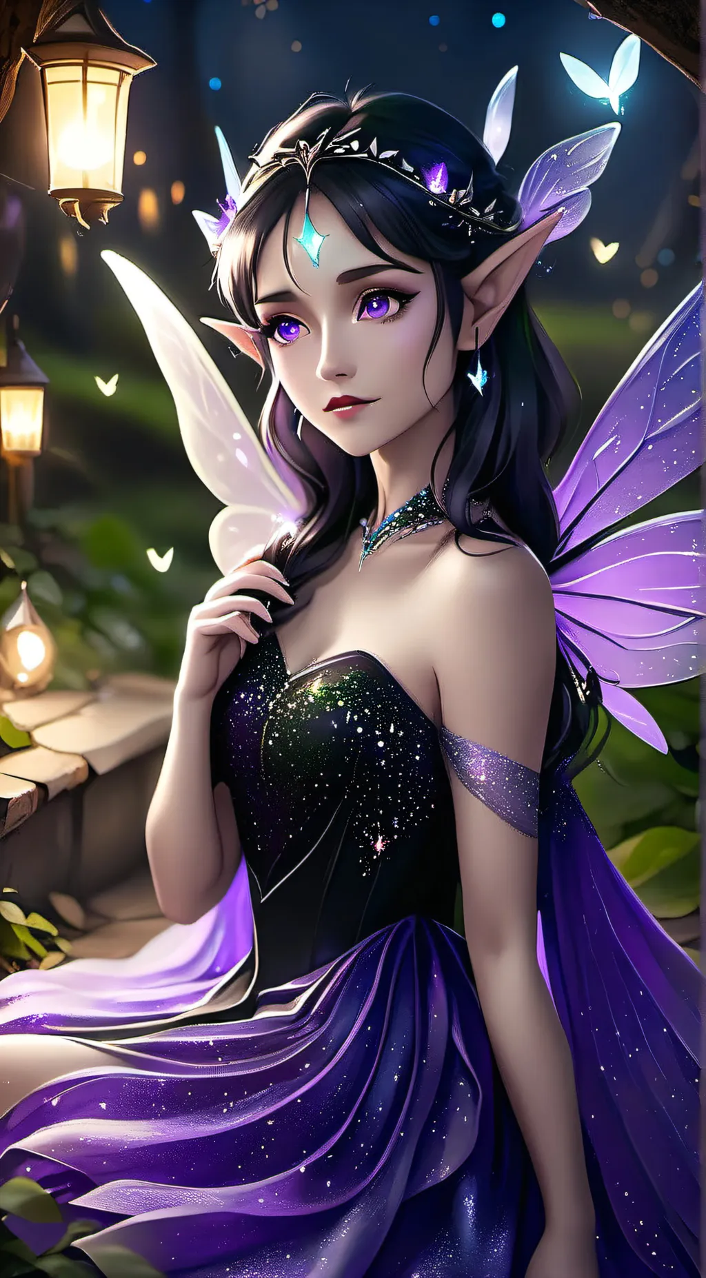 ai character: Dusk background
