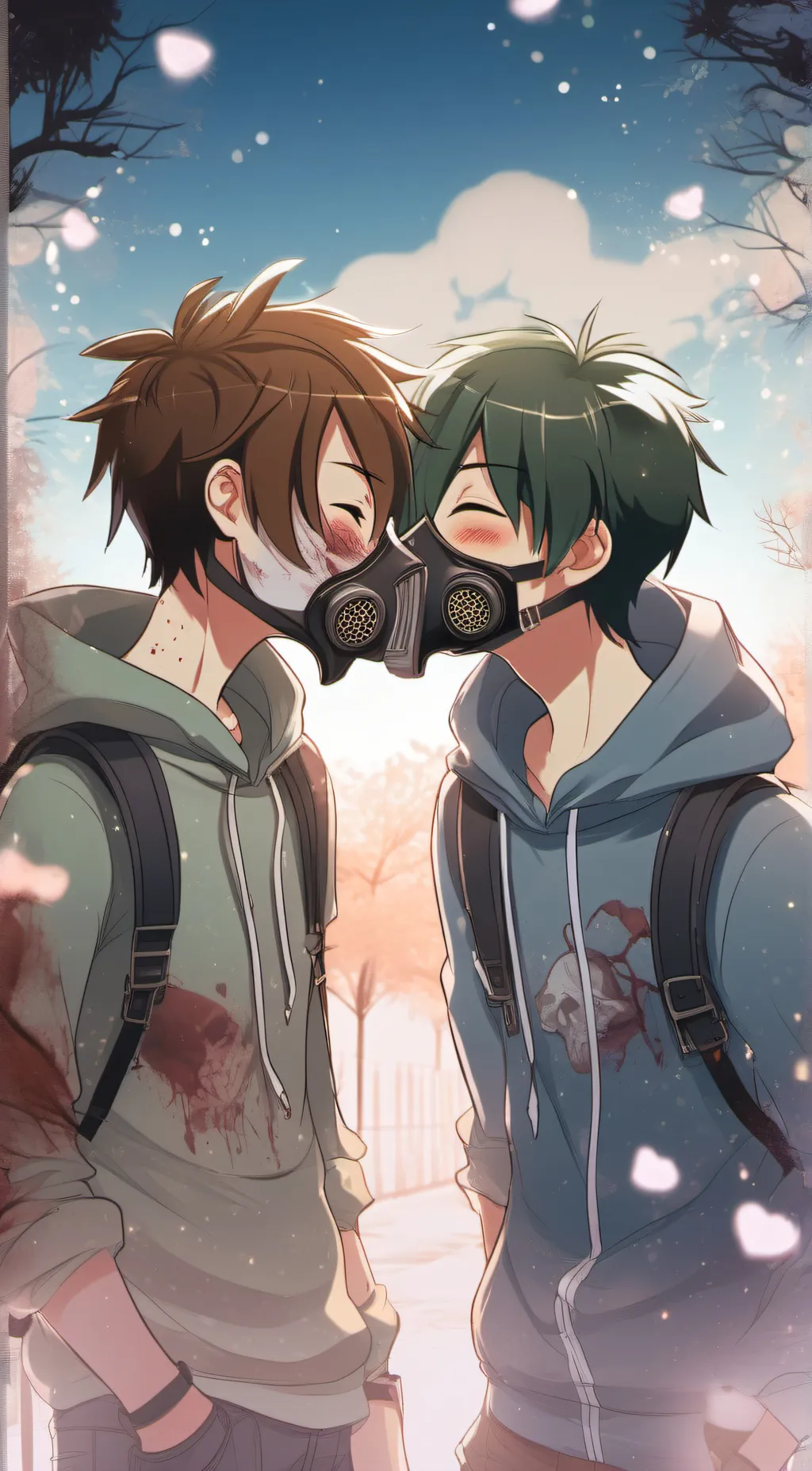 ai character: human x zombie background