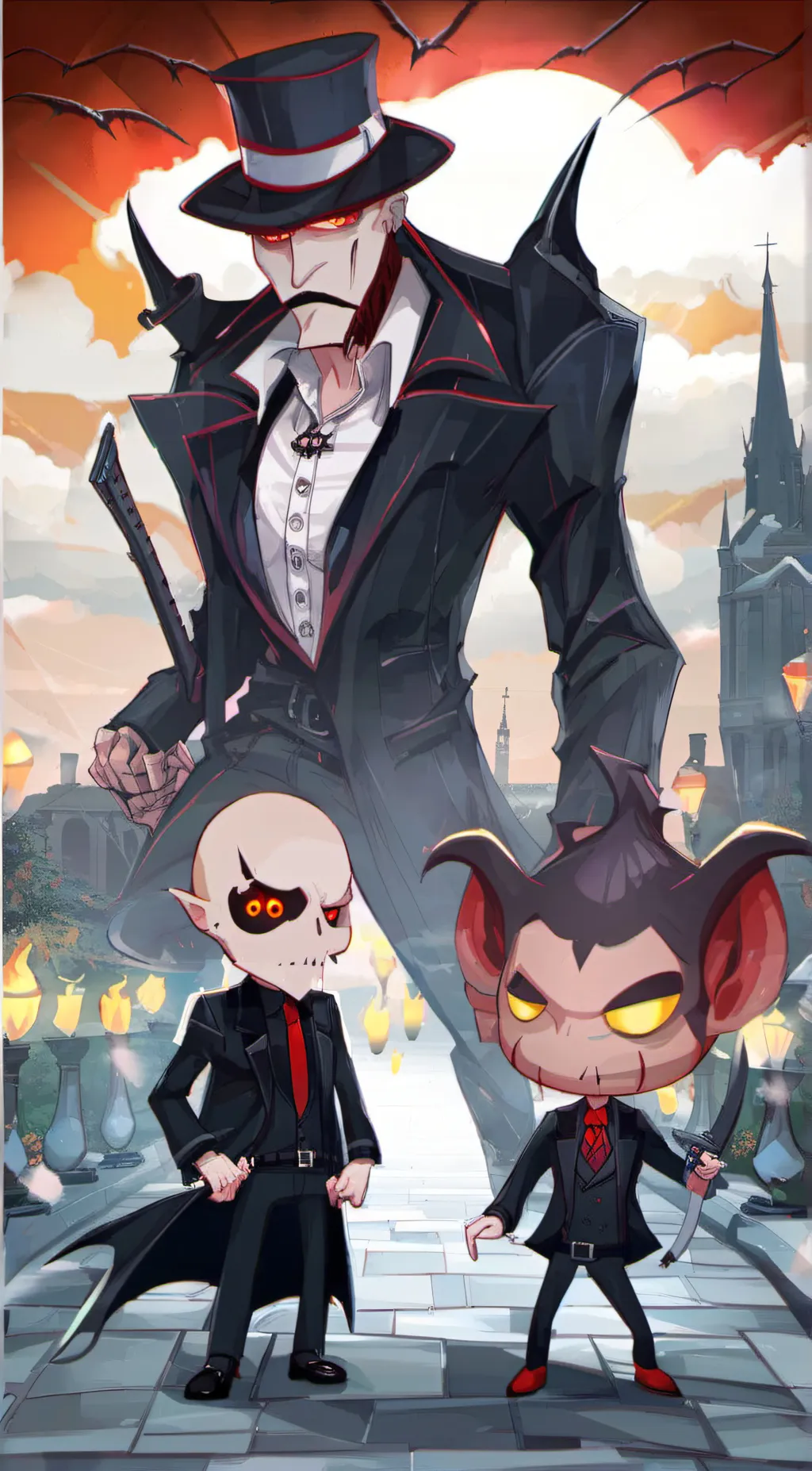 ai character: Blitzo background