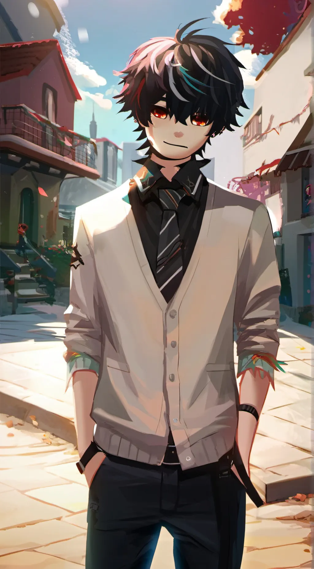 ai character: Davin background