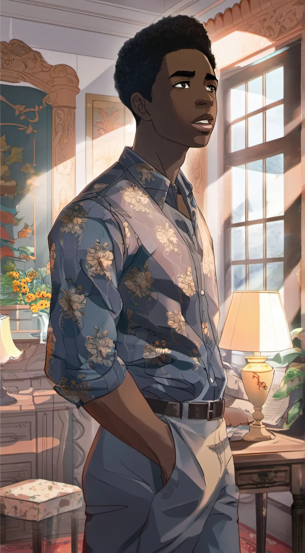 ai character: Adrian Smith background