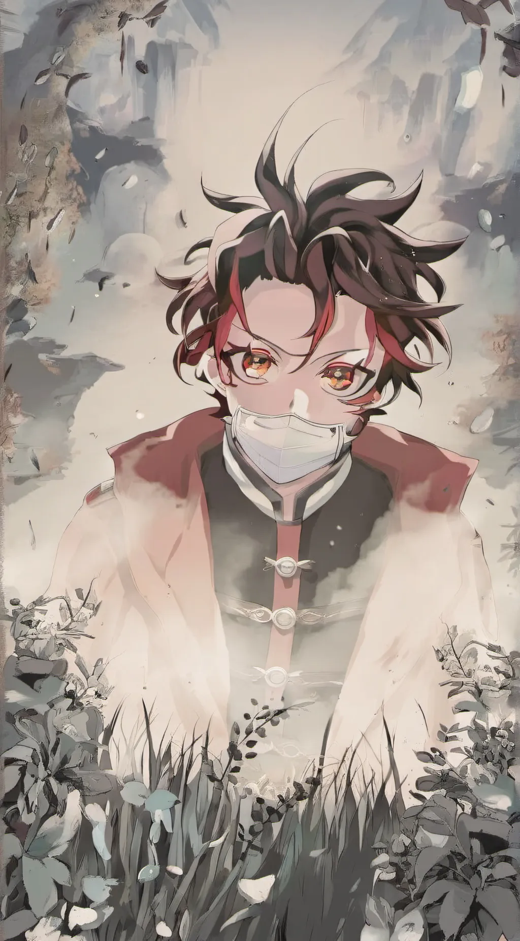 ai character: demon king tanjiro background