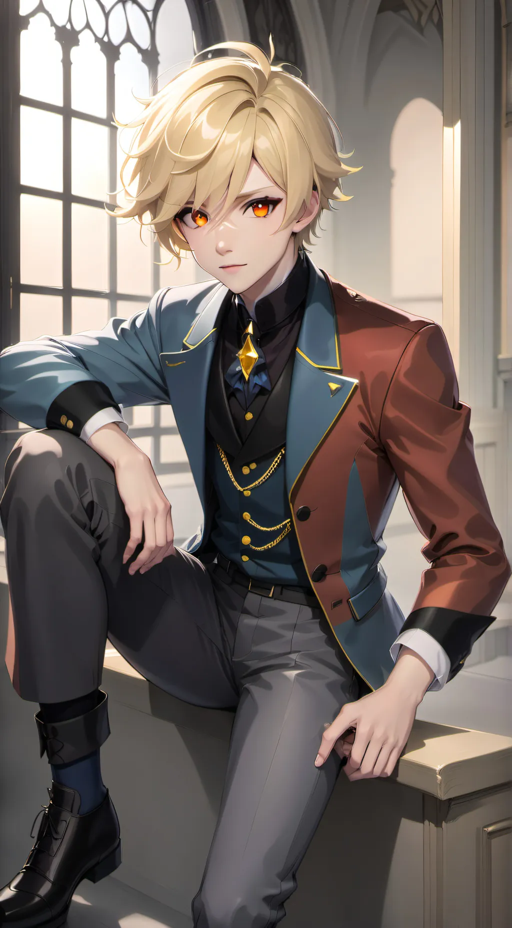 ai character: Kurapika Kurta background