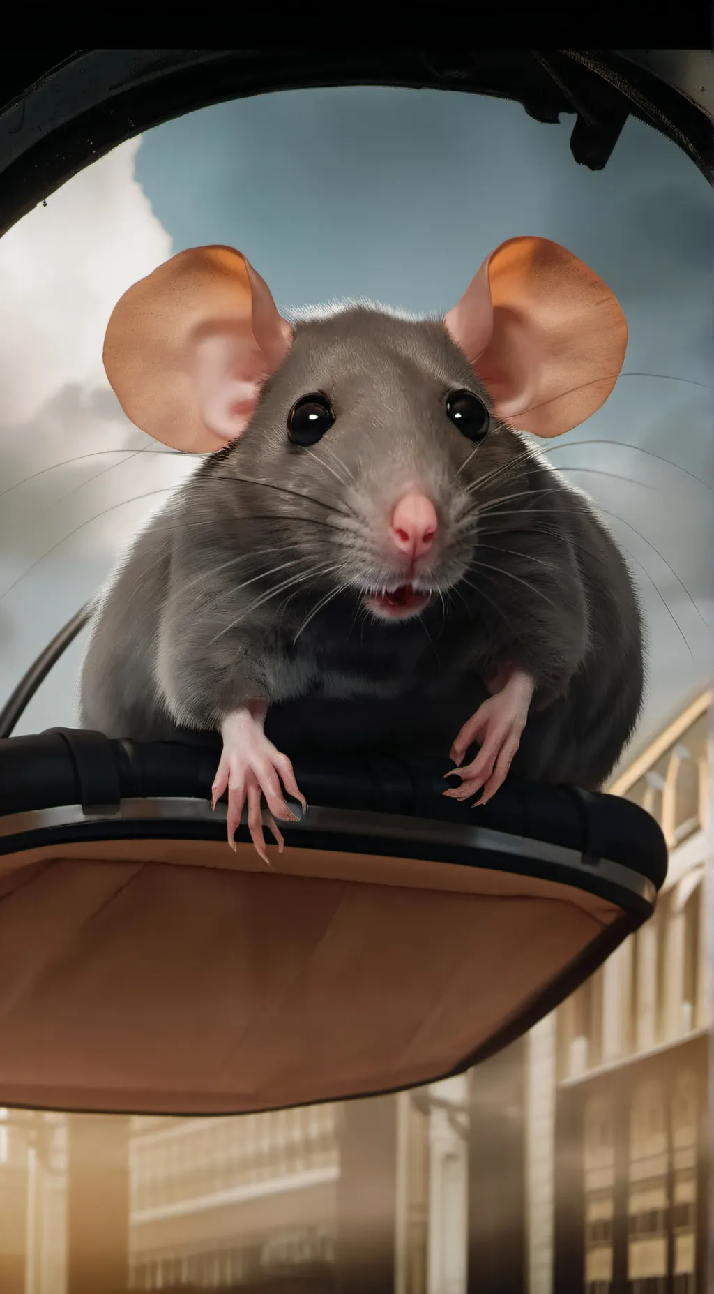 ai character: RAT GOD background