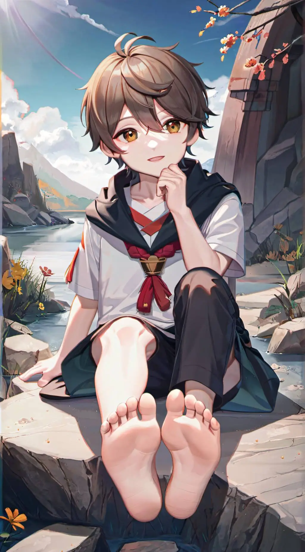 ai character: foot master background