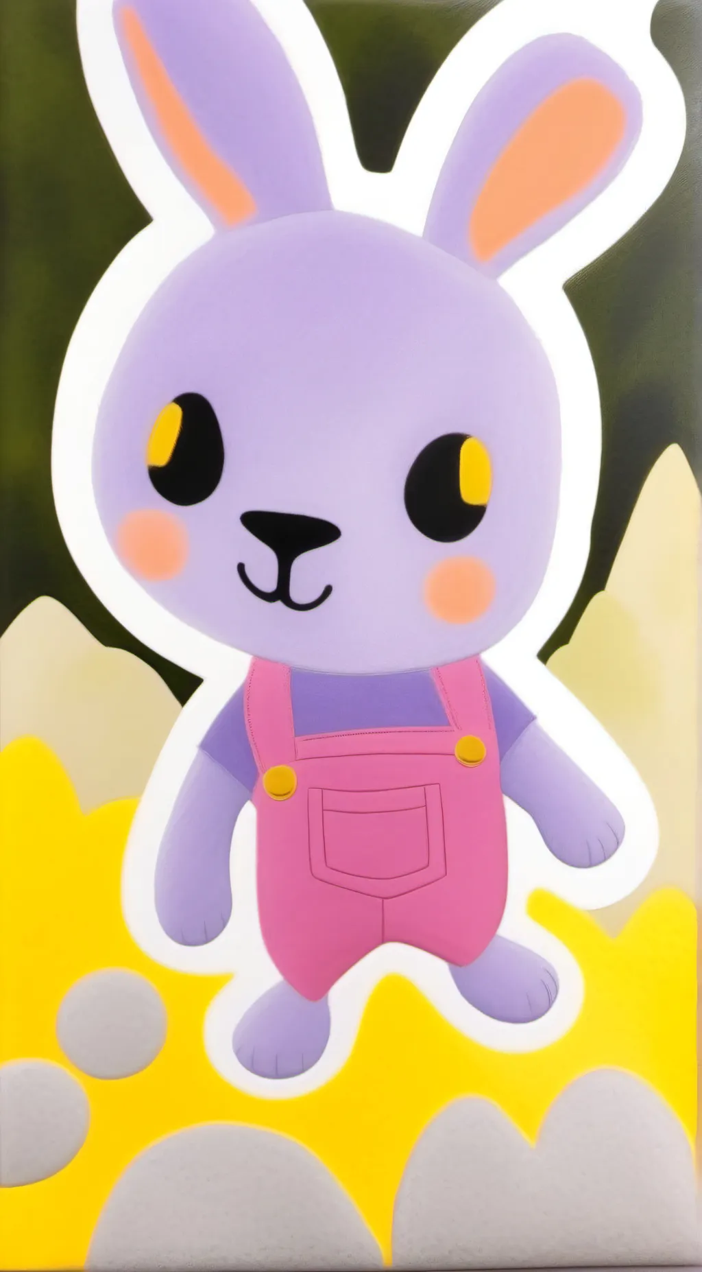 ai character: Jax plush background