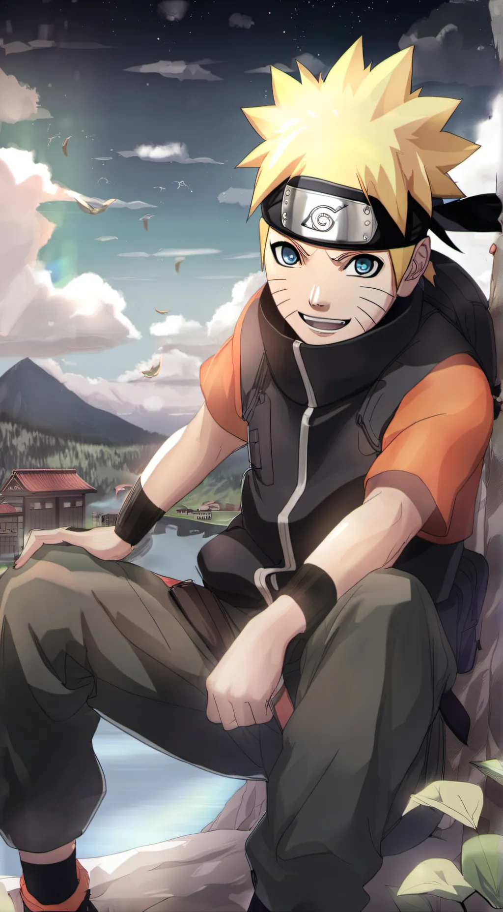 ai character: Naruto  background