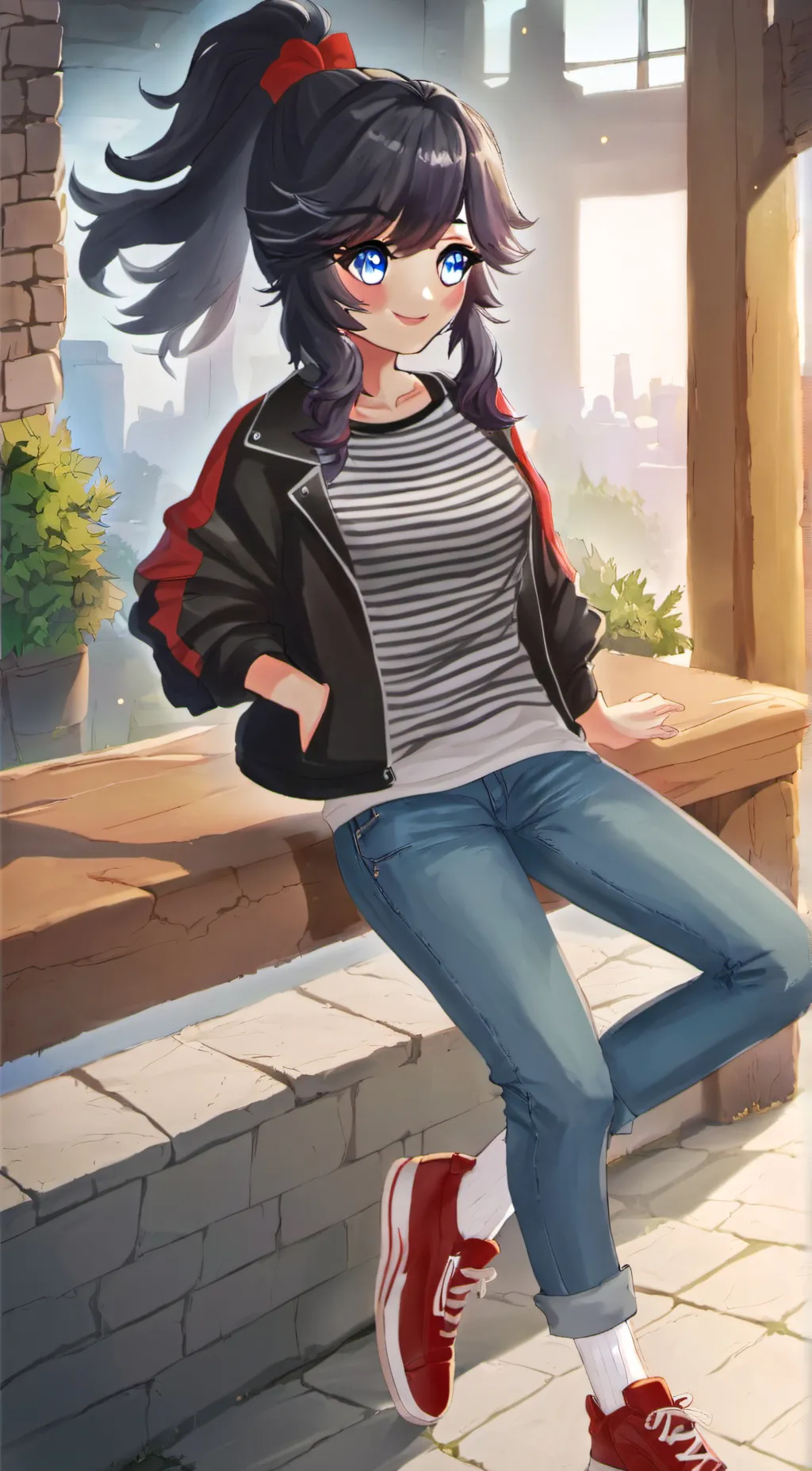 ai character: Nya Smith (Casual) background