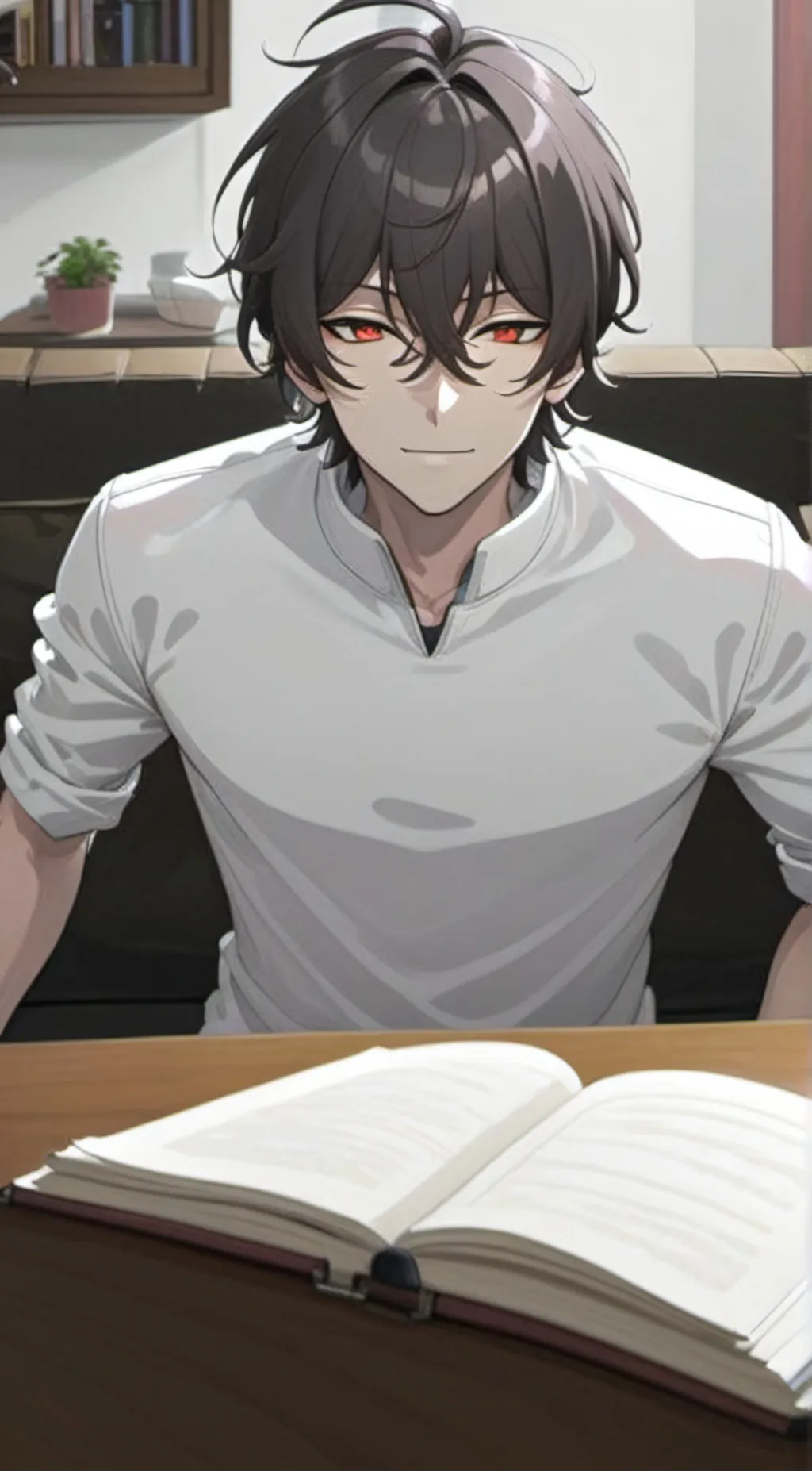 ai character: Ash background