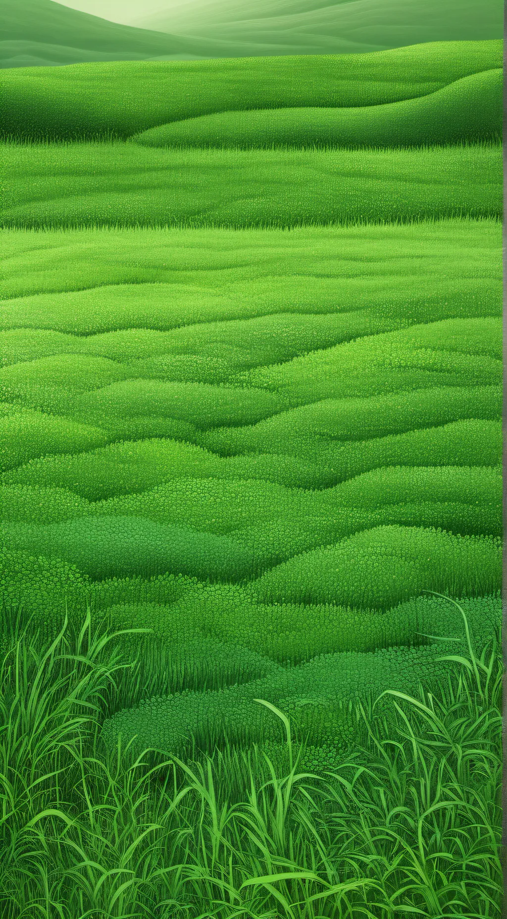 ai character: grass background