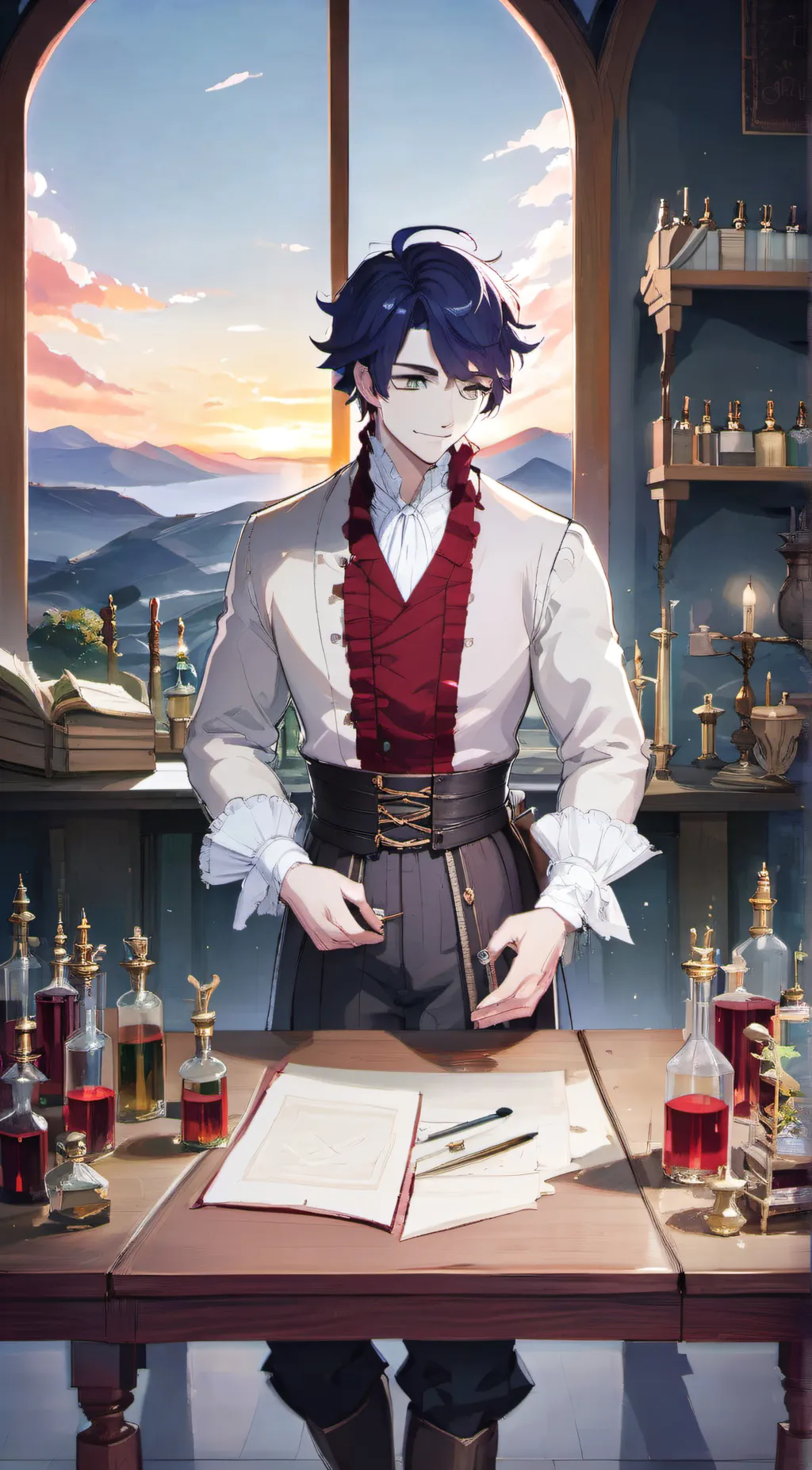 ai character: Arthur background