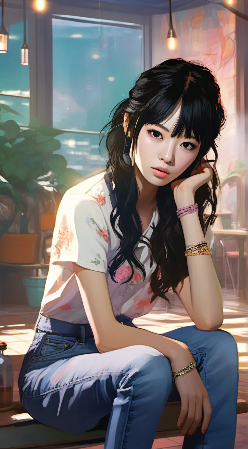 ai character: hanni background
