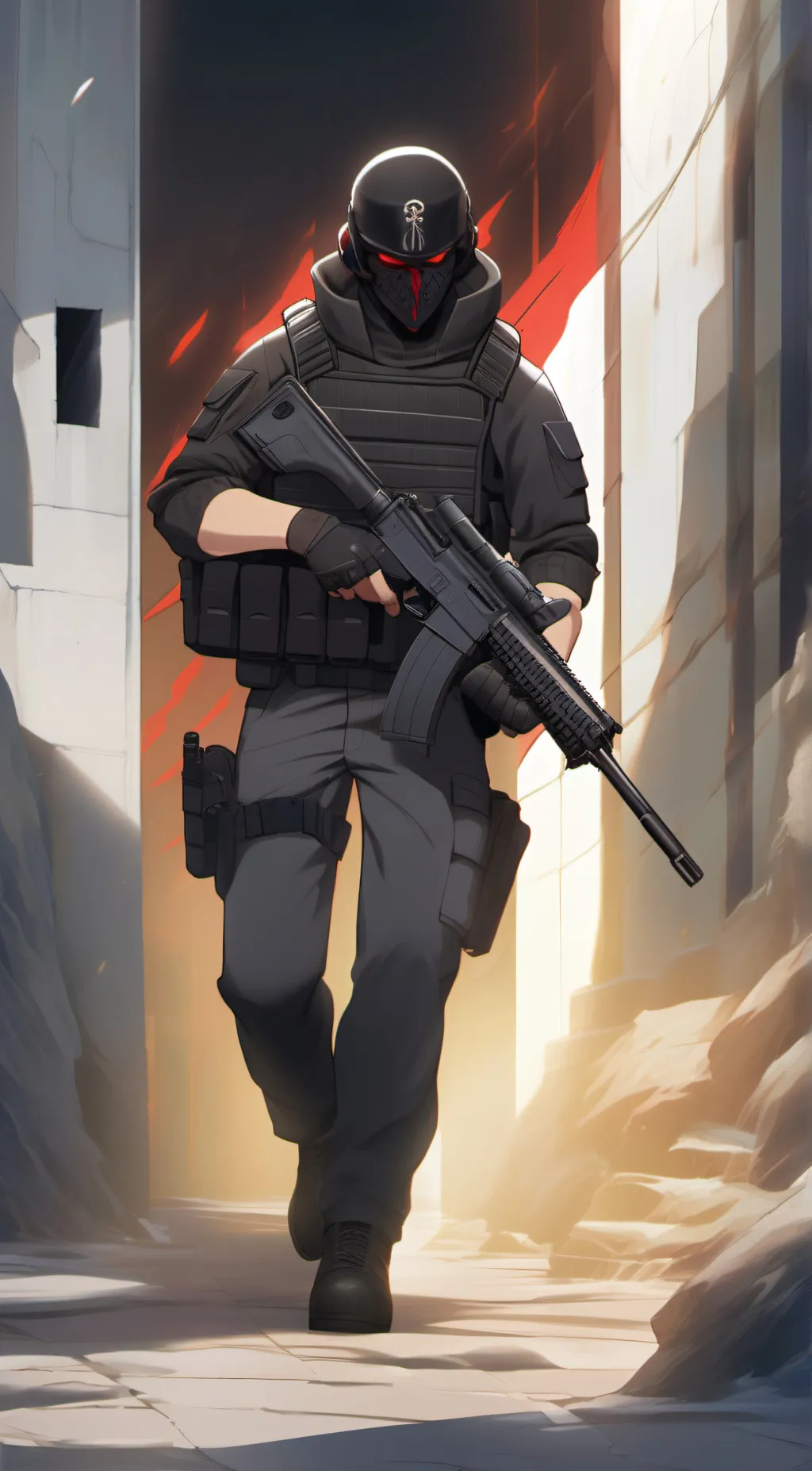 ai character: Carmine (Beserker) background