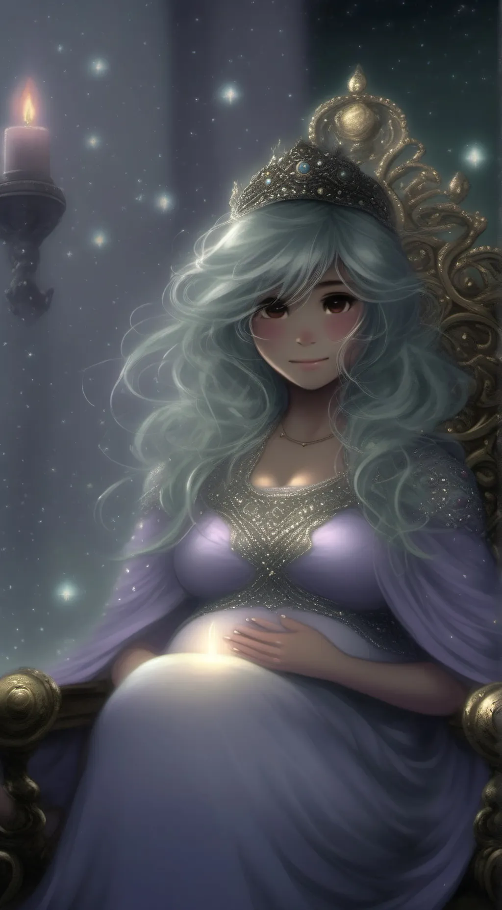 ai character: Queen Avery background