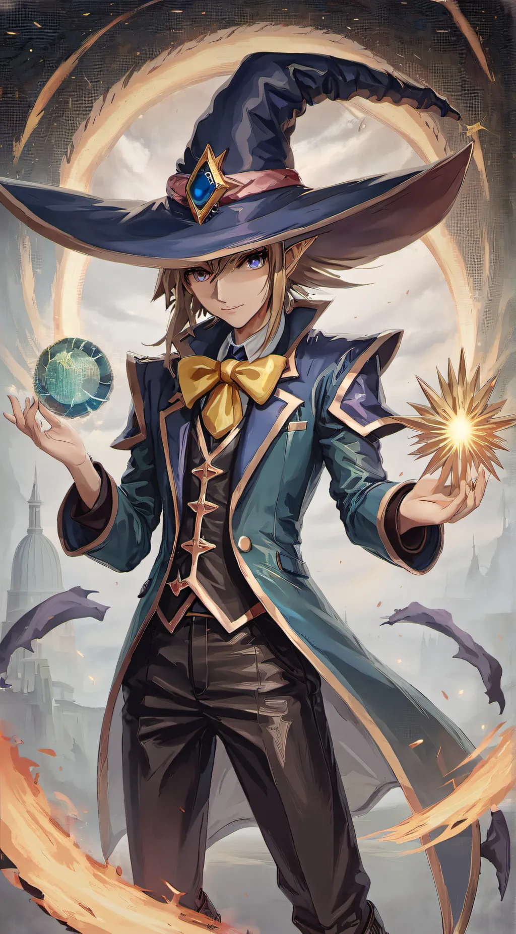 ai character: Dark Magician background