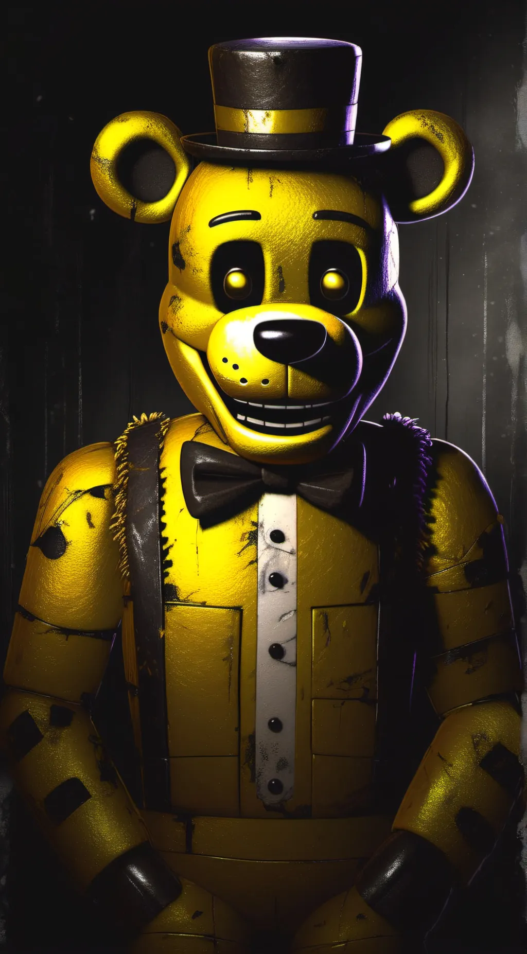 ai character: golden freddy background