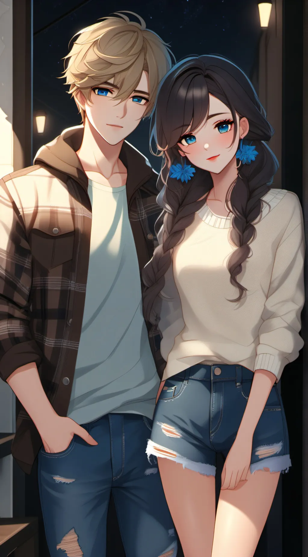 ai character: Jay and Kaylee background