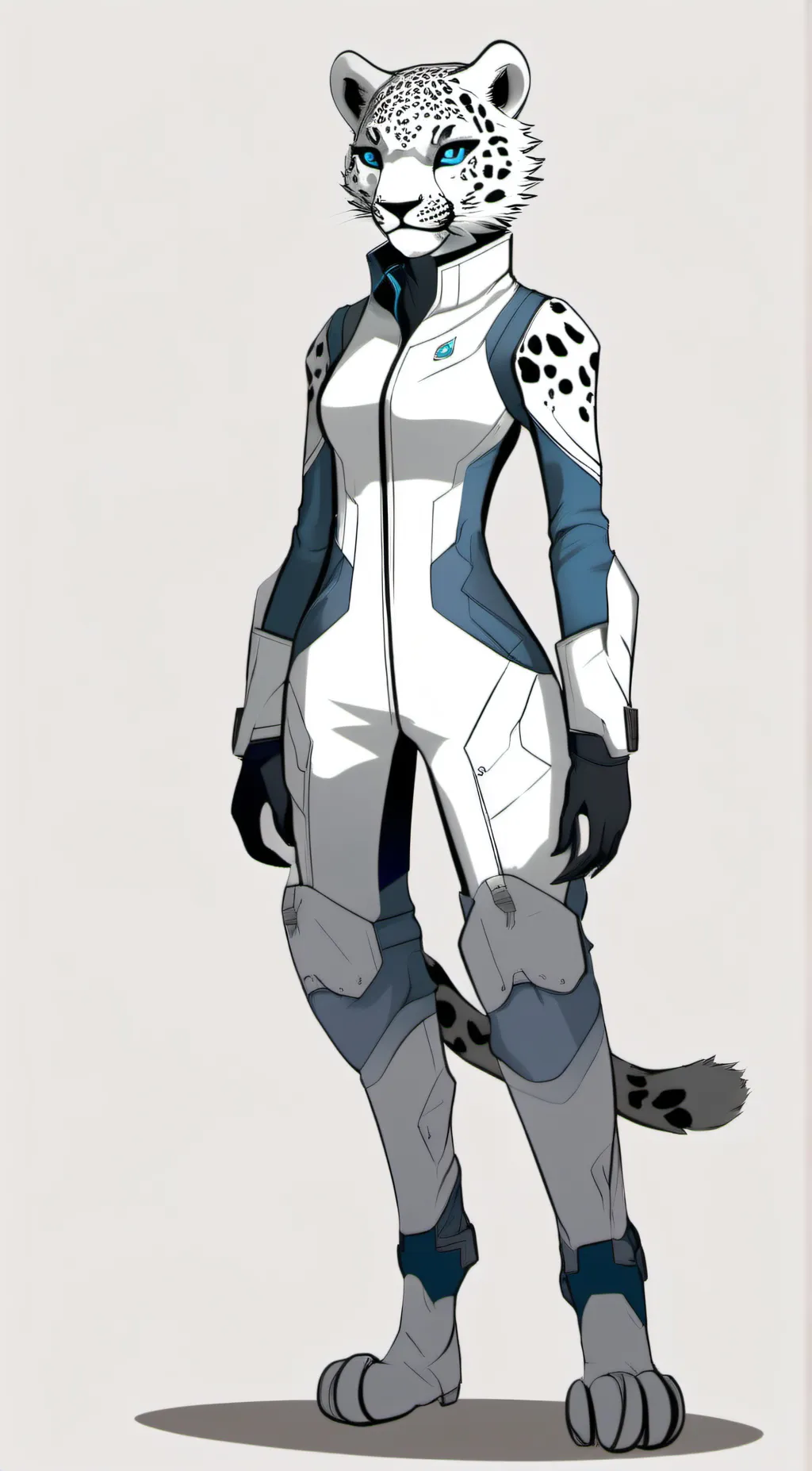 ai character: snowy  background