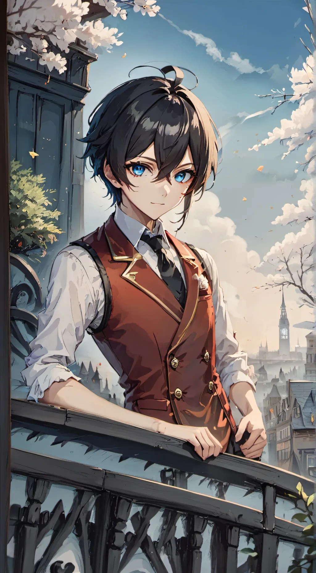 ai character: mark background