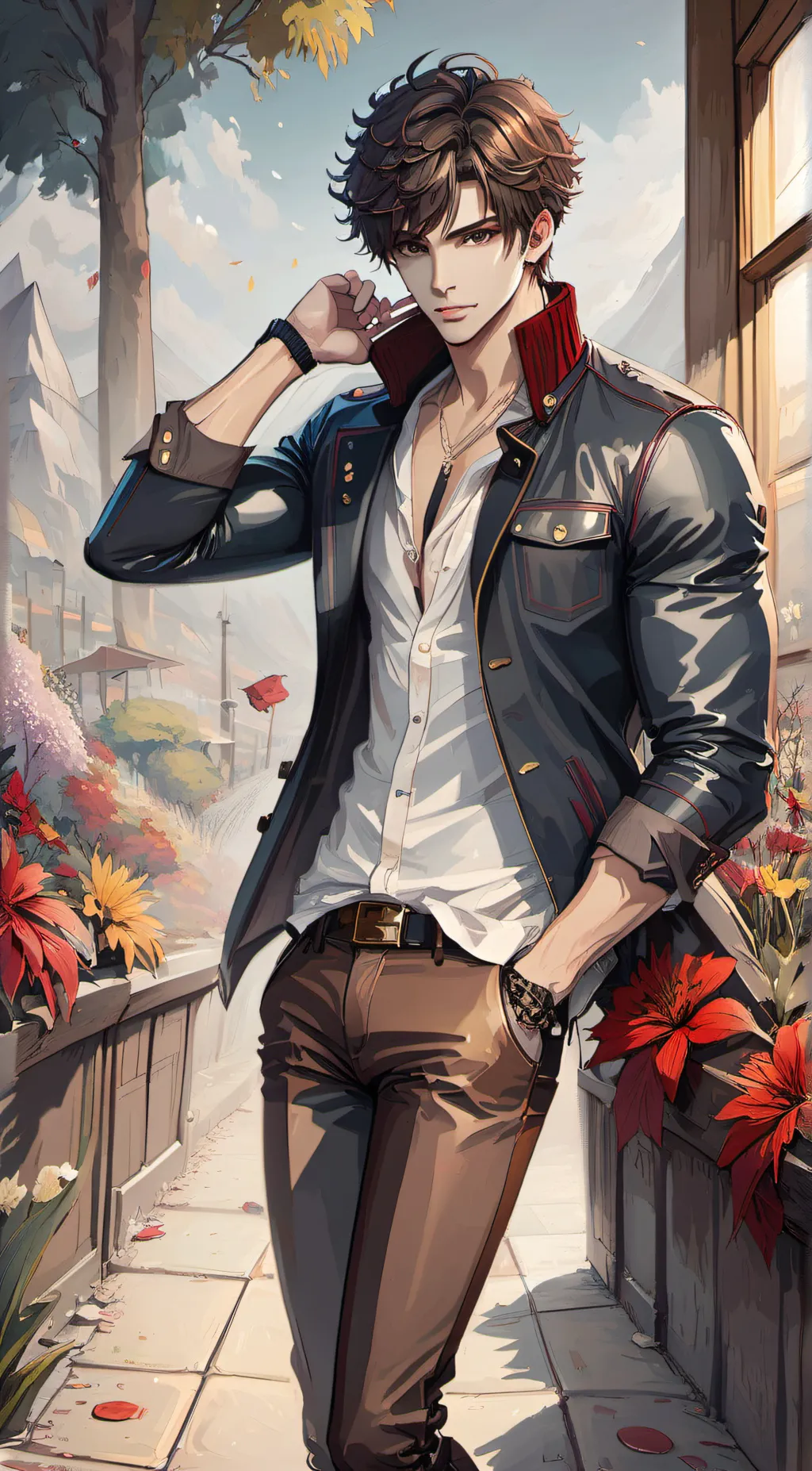 ai character: Allen background