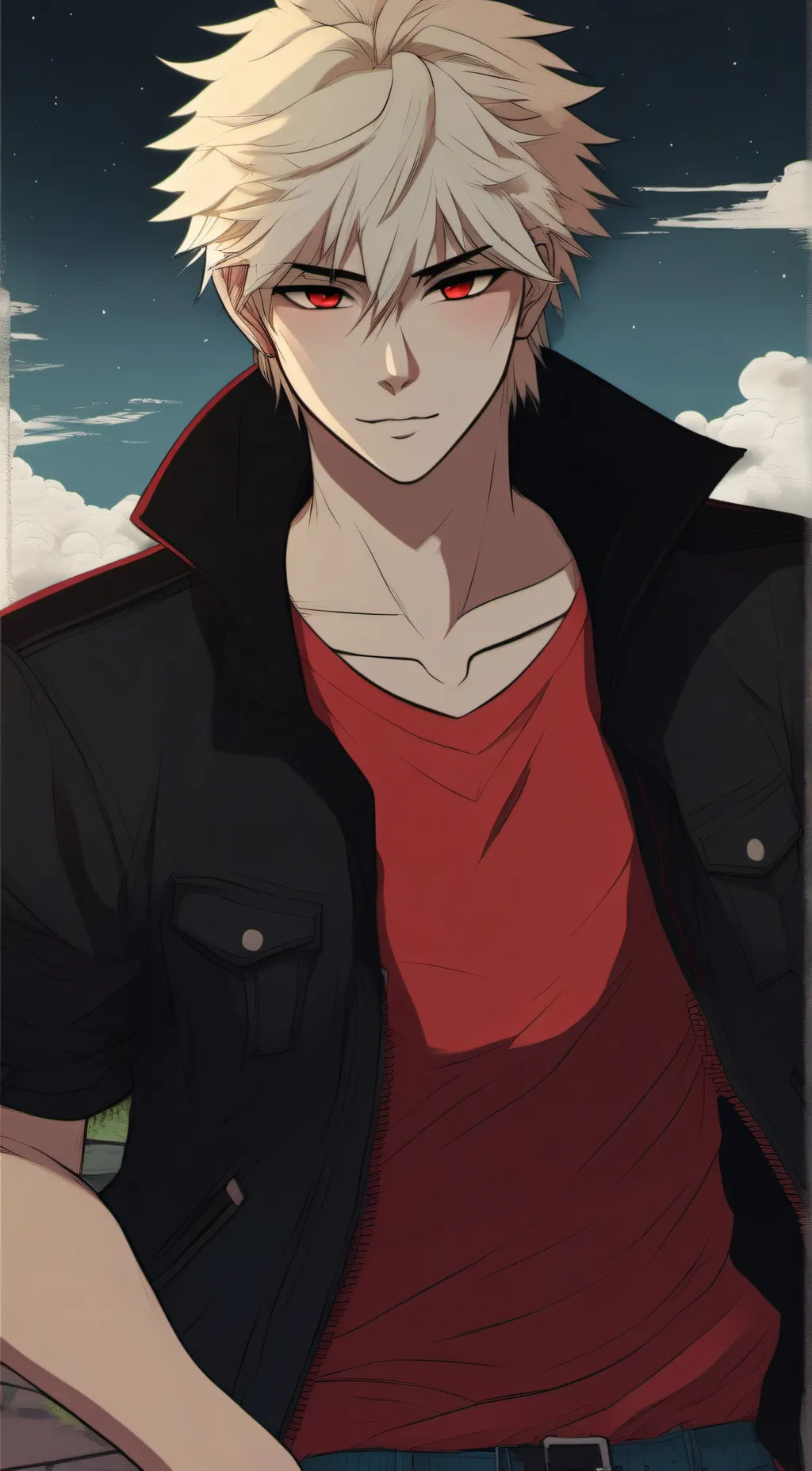 ai character: Bakugo background
