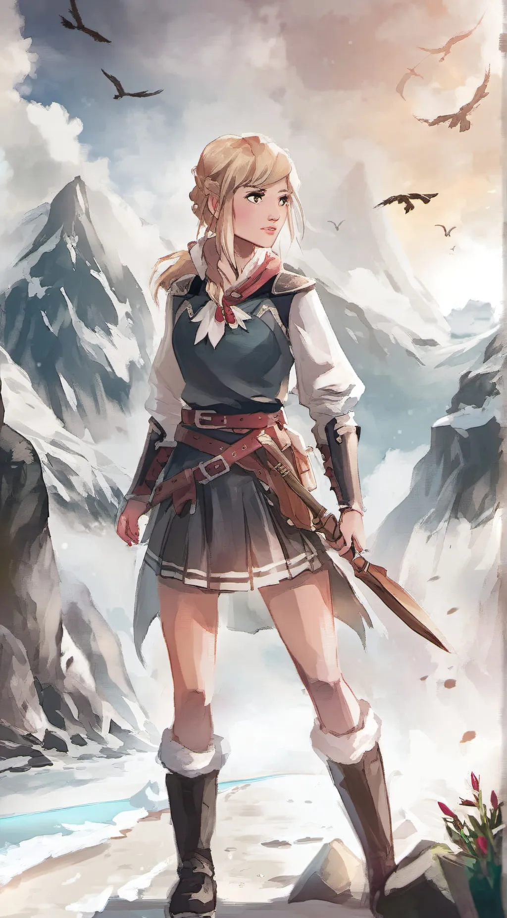 ai character: Astrid  background